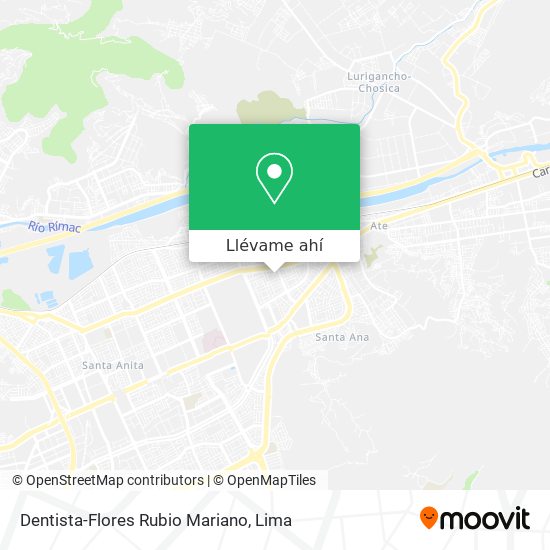 Mapa de Dentista-Flores Rubio Mariano