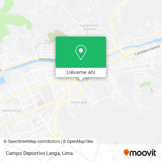 Mapa de Campo Deportivo Langa
