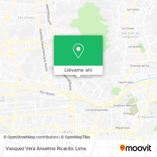 Mapa de Vasquez Vera Anselmo Ricardo