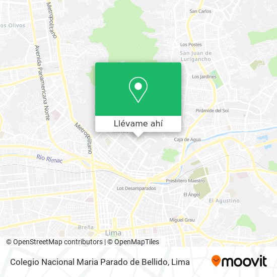 Mapa de Colegio Nacional Maria Parado de Bellido