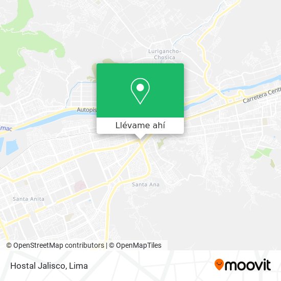 Mapa de Hostal Jalisco