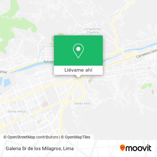 Mapa de Galeria Sr de los Milagros