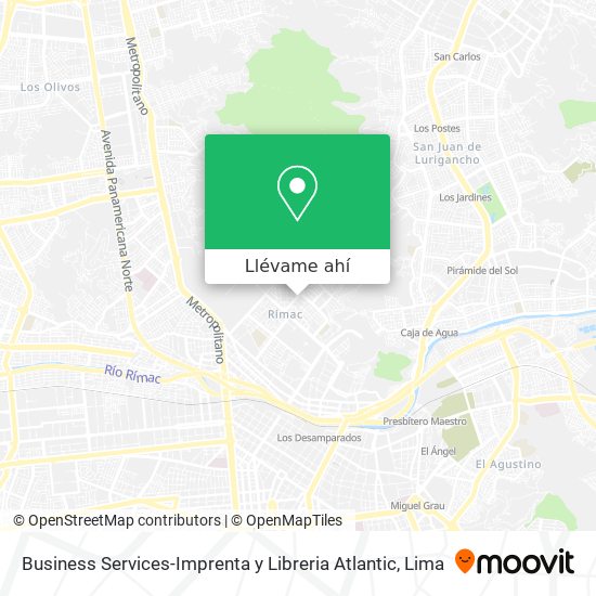 Mapa de Business Services-Imprenta y Libreria Atlantic