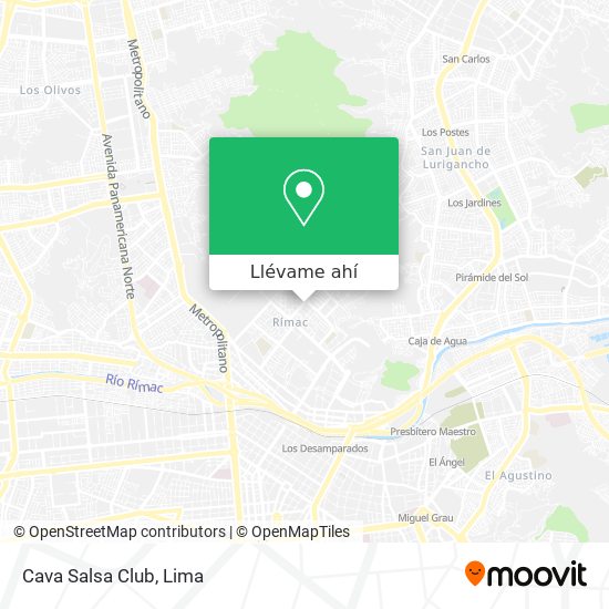 Mapa de Cava Salsa Club