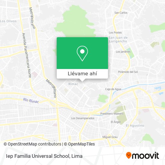 Mapa de Iep Familia Universal School