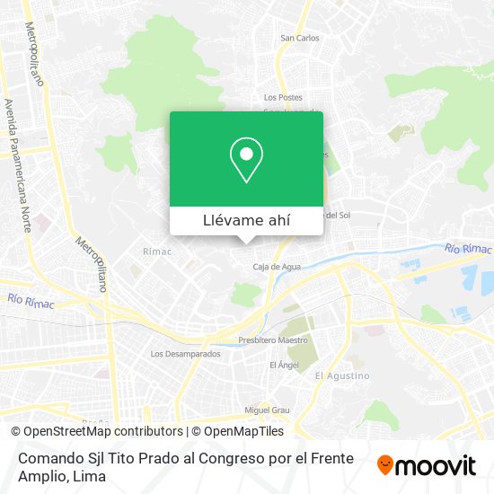Mapa de Comando Sjl Tito Prado al Congreso por el Frente Amplio