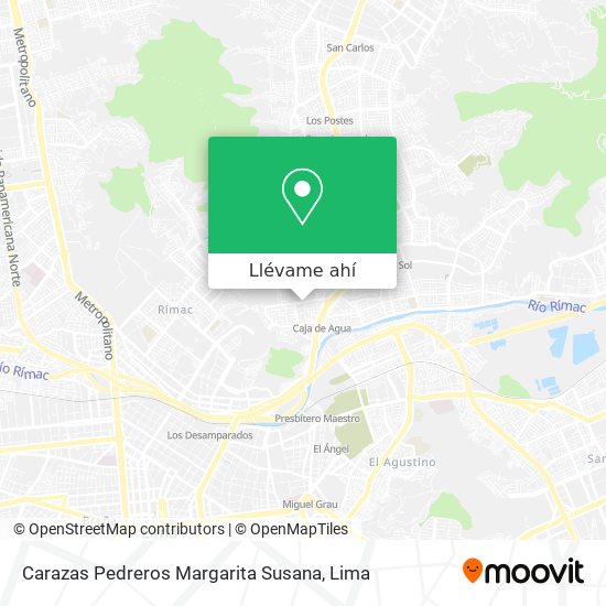 Mapa de Carazas Pedreros Margarita Susana