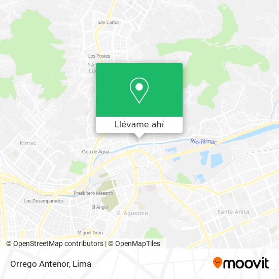 Mapa de Orrego Antenor
