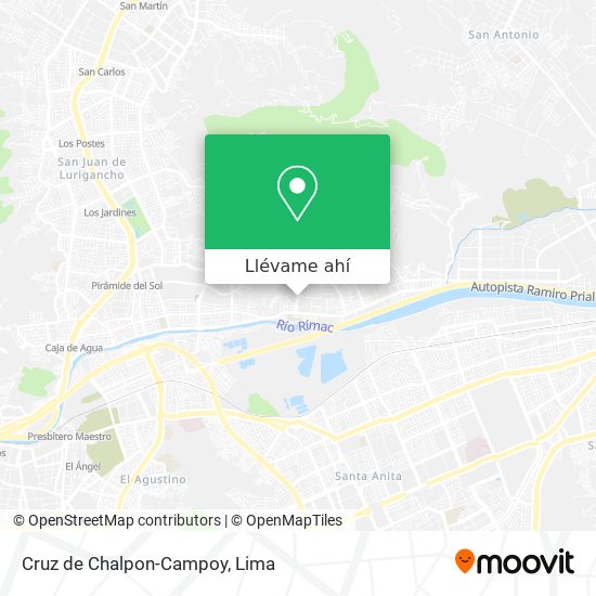 Mapa de Cruz de Chalpon-Campoy