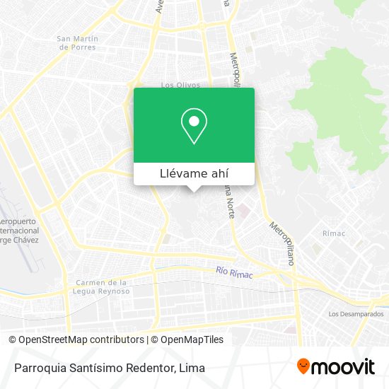 Mapa de Parroquia Santísimo Redentor