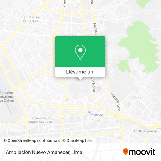 Mapa de Ampliación Nuevo Amanecer