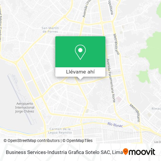 Mapa de Business Services-Industria Grafica Sotelo SAC