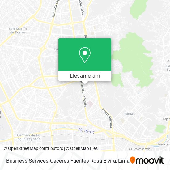 Mapa de Business Services-Caceres Fuentes Rosa Elvira
