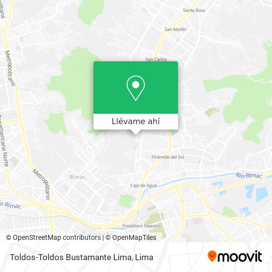 Mapa de Toldos-Toldos Bustamante Lima