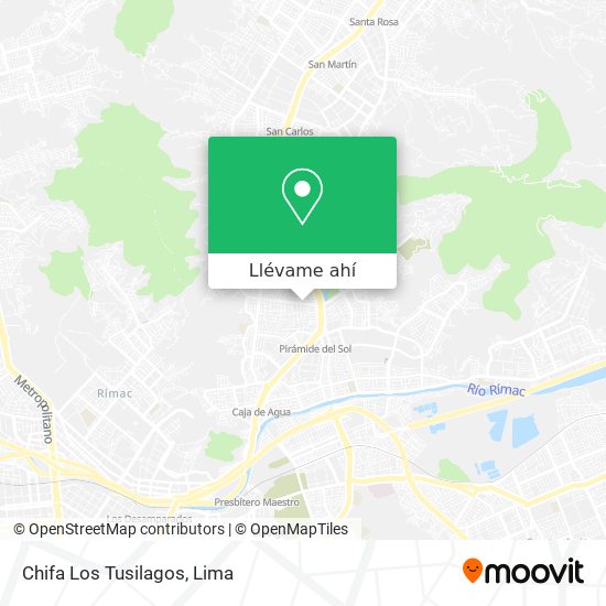 Mapa de Chifa Los Tusilagos