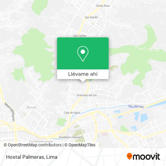 Mapa de Hostal Palmeras