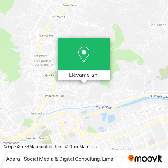 Mapa de Adara - Social Media & Digital Consulting