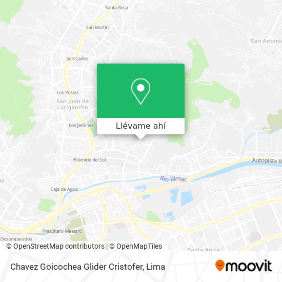 Mapa de Chavez Goicochea Glider Cristofer