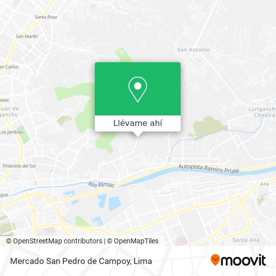 Mapa de Mercado San Pedro de Campoy