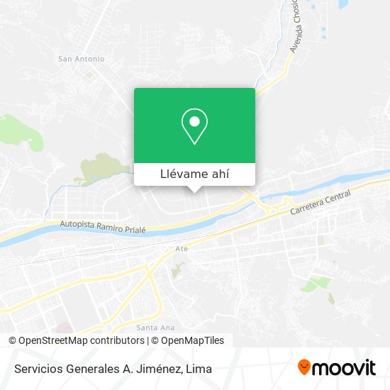 Mapa de Servicios Generales A. Jiménez