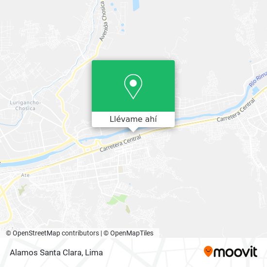 Mapa de Alamos Santa Clara