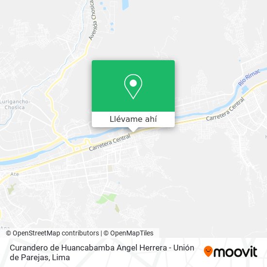 Mapa de Curandero de Huancabamba Angel Herrera - Unión de Parejas