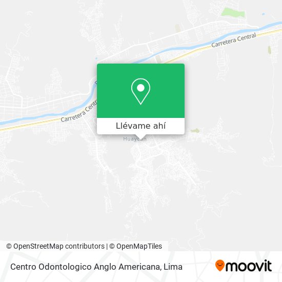 Mapa de Centro Odontologico Anglo Americana