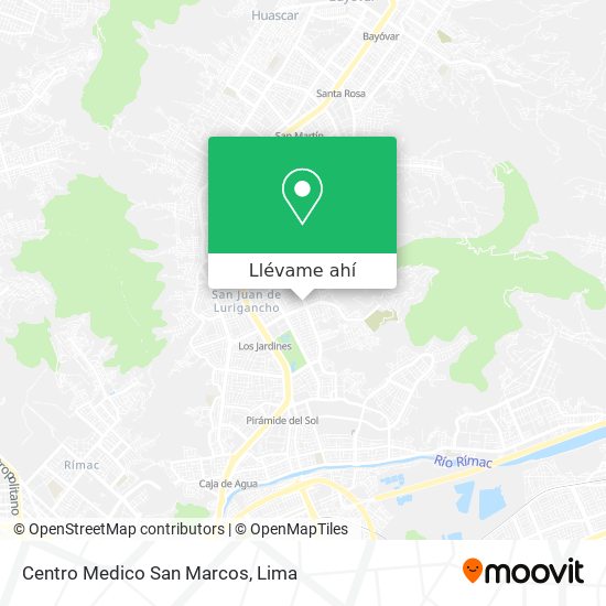 Mapa de Centro Medico San Marcos