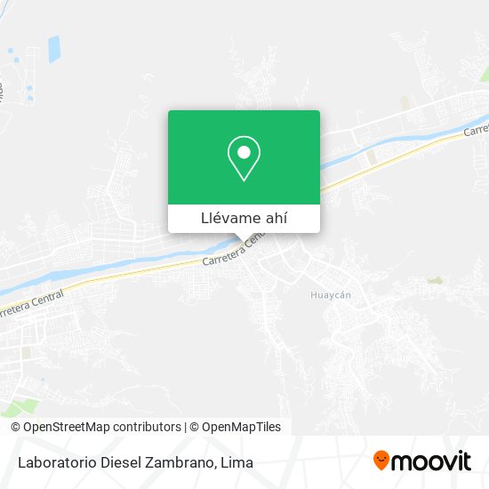 Mapa de Laboratorio Diesel Zambrano