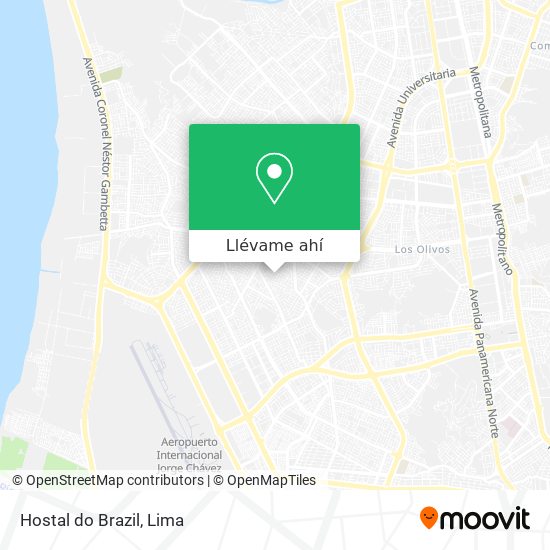 Mapa de Hostal do Brazil