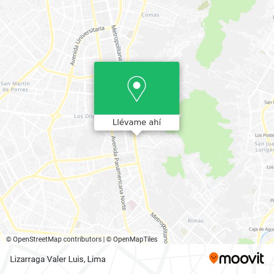 Mapa de Lizarraga Valer Luis