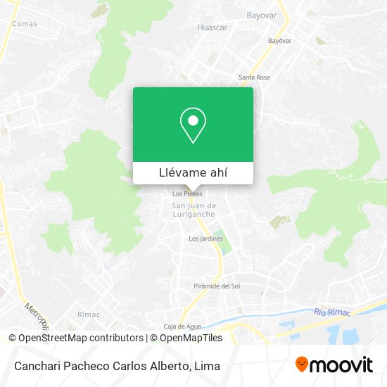 Mapa de Canchari Pacheco Carlos Alberto