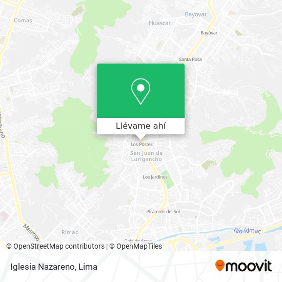 Mapa de Iglesia Nazareno