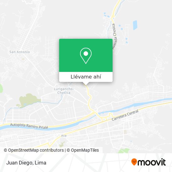 Mapa de Juan Diego