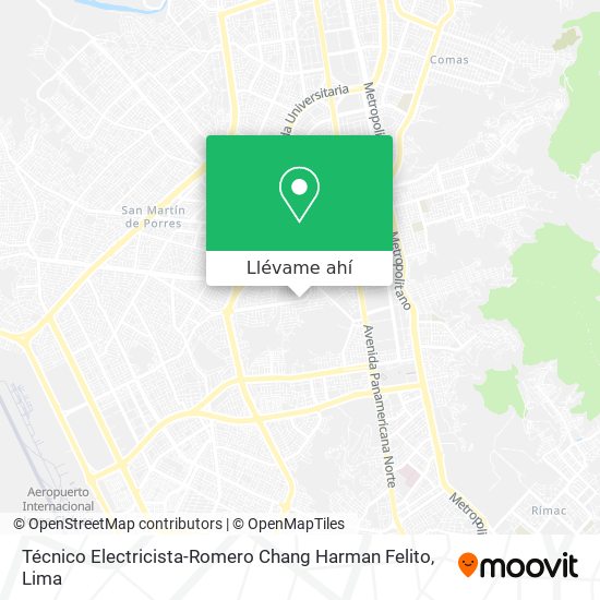 Mapa de Técnico Electricista-Romero Chang Harman Felito