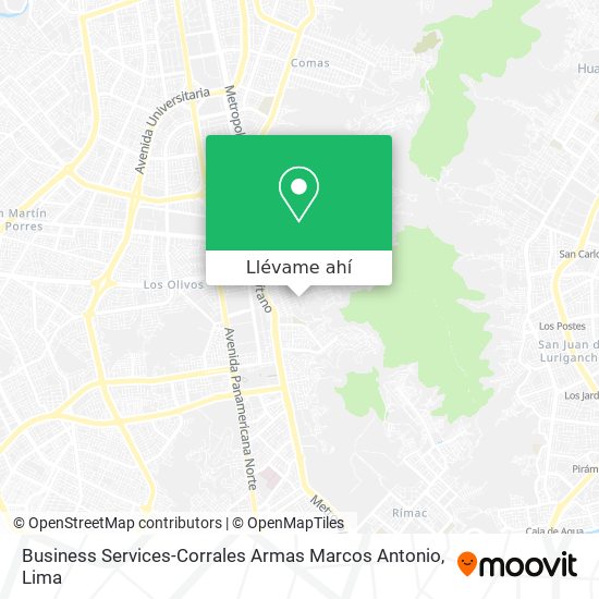 Mapa de Business Services-Corrales Armas Marcos Antonio