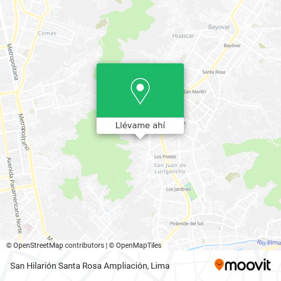 Mapa de San Hilarión Santa Rosa Ampliación