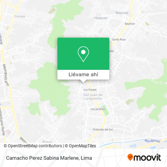 Mapa de Camacho Perez Sabina Marlene