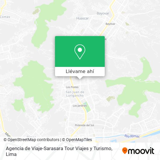Mapa de Agencia de Viaje-Sarasara Tour Viajes y Turismo
