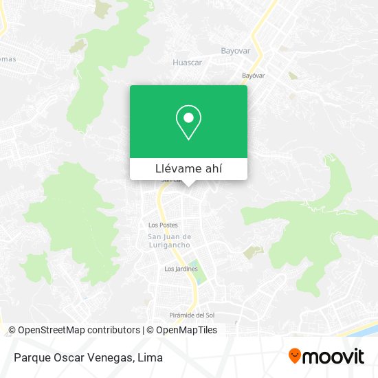 Mapa de Parque Oscar Venegas