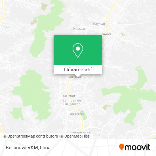 Mapa de Bellanova V&M
