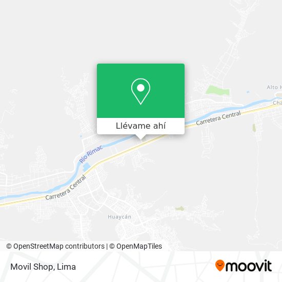 Mapa de Movil Shop
