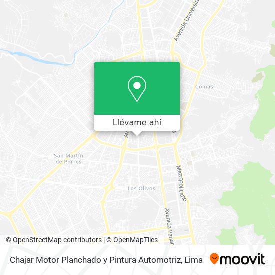 Mapa de Chajar Motor Planchado y Pintura Automotriz