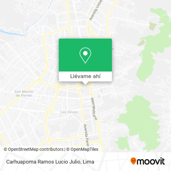 Mapa de Carhuapoma Ramos Lucio Julio