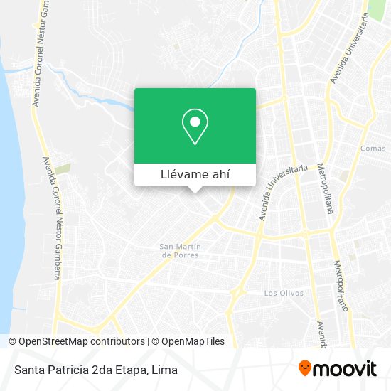 Mapa de Santa Patricia 2da Etapa