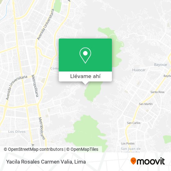 Mapa de Yacila Rosales Carmen Valia