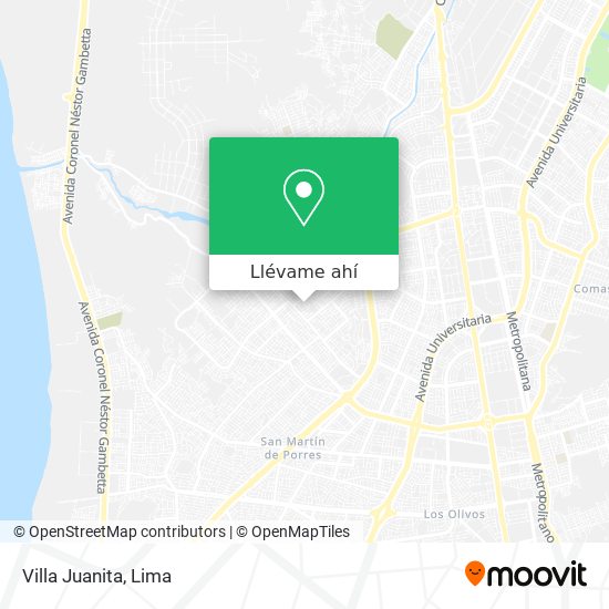 Mapa de Villa Juanita