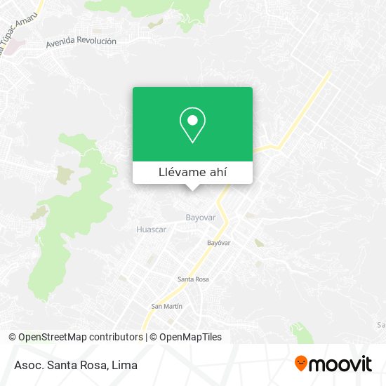 Mapa de Asoc. Santa Rosa