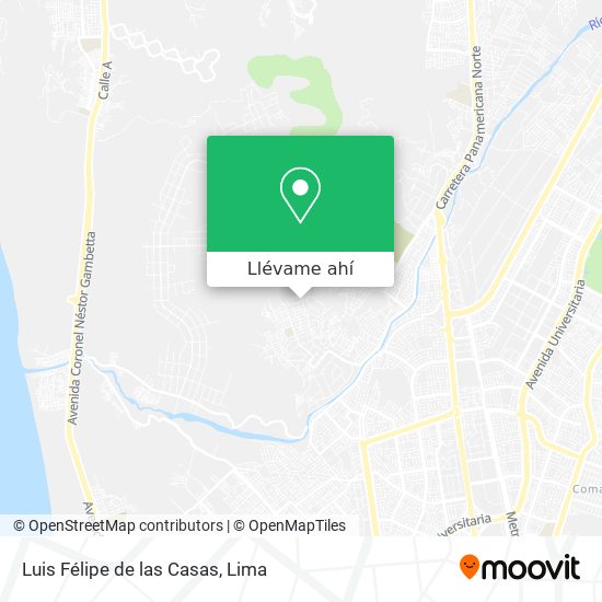 Mapa de Luis Félipe de las Casas