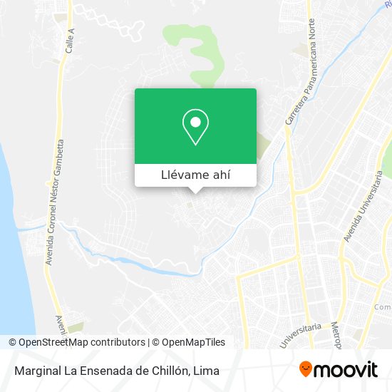 Mapa de Marginal La Ensenada de Chillón